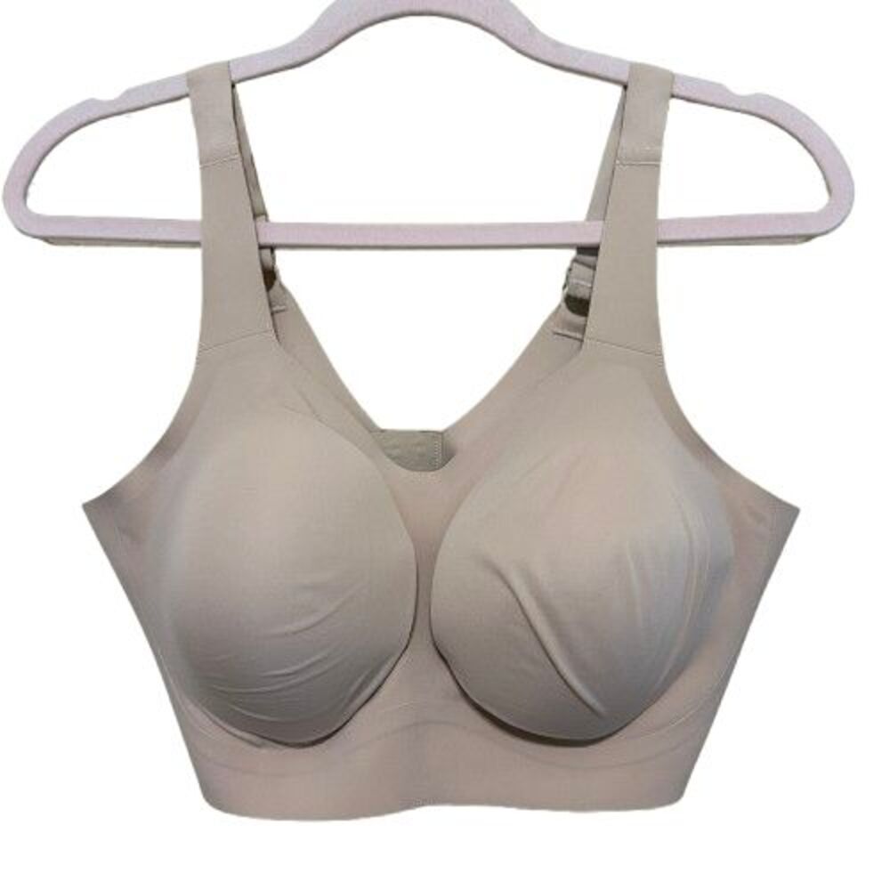 Evelyn & Bobbie The Beyond Bra Womens XL Beige EB Core Padded Adjustable